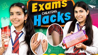 Exams Cheating Hacks  Topper vs Failure  School Students Life  Anaysa [upl. by Deerc800]