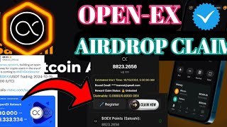 OpenEx Claim Update। OEX App Airdrop। OepnEx Withdraw Update ।OpenEx Listing MEXC Exchange। [upl. by Adian]