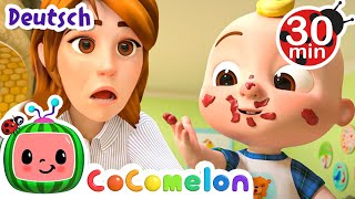 Pizzalied  CoComelon Deutsch  Cartoons und Kinderlieder [upl. by Odnomor]