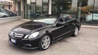 MERCEDES BENZ E 220 CDI CABRIOLET AUT AMG PACK USATA IN VENDITA A BRESCIA [upl. by Lawson938]