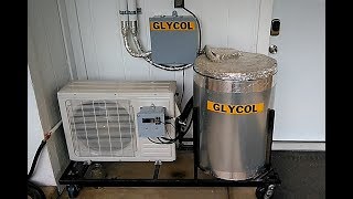 Final Build of the 22gallon Mini Split glycol chiller [upl. by Eitsym]