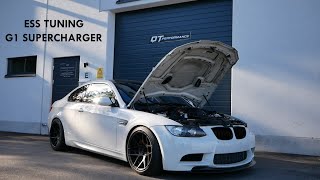 BMW E92 M3 DCT  ESS G1 Supercharger Install  QT Performance [upl. by Lazor404]