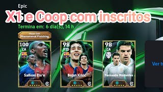 X1 e Coop com inscritos LIVE EFOOTBALL mobile [upl. by Keyek]