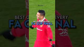 Best goal from every FA cup final  part 4 football goals manchestercity [upl. by Ahsiuqram526]