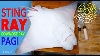 STINGRAY RECIPE  PAGI  Cownose ray [upl. by Ahsineg]