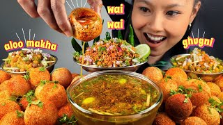 SPICY PANIPURI CHALLENGE  PANIPURI EATING CHALLENGE  INDIAN STREET FOOD  EATING VERY SPICY FOOD [upl. by River812]