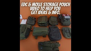 EDC amp Molle Pouch video for ideas an info for Bug Out Emergency Survival Prepping amp Get Home Bags [upl. by Aronoff]