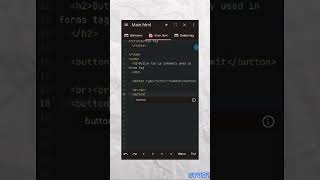 Studying Button tag Form tag [upl. by Ttelrahc]