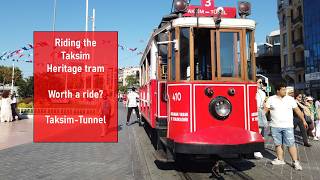 The Best Tourist Attraction in Istanbul  Riding the Heritage Line 2 Tram [upl. by Rovaert]