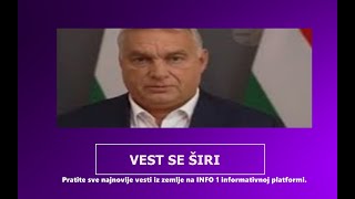 NAJNOVIJA VEST UZBURKALA EVROPU DESILO SE  INFO 1 [upl. by Knowland538]