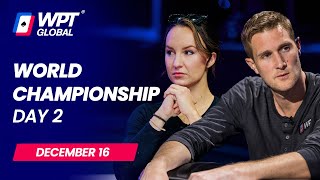 40000000 WPT World Championship  Day 2 [upl. by Aiyram]