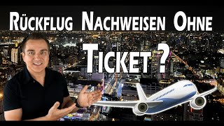 OHNE RÜCKFLUGTICKET trotzdem fliegen dürfen Geht mit dem Onward Ticket [upl. by Iiette536]