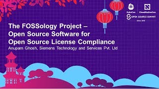 The FOSSology Project – Open Source Software for Open Source License Compliance  Anupam Ghosh [upl. by Fermin629]