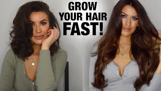 How to GROW your HAIR FAST amp THICKER  hair growth hacks [upl. by Arnaldo]