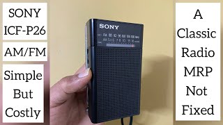 SONY ICF P26 FM AM RADIO [upl. by Kinghorn]