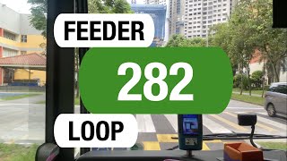 Tower Transit Feeder 282  Bus Service Route Visual [upl. by Leilani]