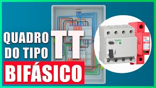 ATERRAMENTO TT EM QUADRO BIFÁSICO COM DR E DPS FÁCIL E RÁPIDO [upl. by Eibloc]