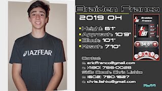 Braiden Franco  2019 OH  Skills Video [upl. by Hoskinson520]