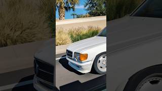 AMG PREMERGER 500SEC c126 w126 amg mercedes benz card custom v8 luxurycar 80s [upl. by Kaylee]