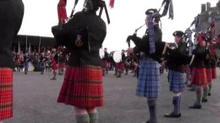 Edinburgh 2013 Cadet Tattoo Pipes amp Drums  Beating of Retreat [upl. by Menides]