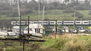 C2C Trains at South Benfleet Essex [upl. by Enelrac352]