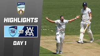 NSW v Victoria  Sheffield Shield 202324  Day 1 [upl. by Avitzur]