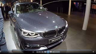 BMW 3 series GT Gran Turismo F34 Facelift luxury line new model walkaround  interior K0300 [upl. by Nanis]