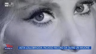 Gina Lollobrigida incasso record per lasta dei suoi cimeli  La vita in diretta 30052024 [upl. by Lahey423]