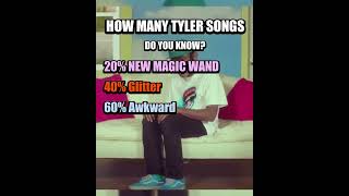 How Many Tyler the Creator songs do you know rap tylerthecreator [upl. by Elsy]