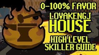 EASY OSRS GUIDE  0100 LOVAKENGJ HOUSE FAVOUR  HIGH LEVEL SKILLERS [upl. by Dietz]