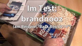 Im Test brandnooz am Beispiel Back Box 2014 Caulius probiert es aus [upl. by Kinemod347]