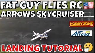 ARROWS RC SKYCRUISER LANDING TUTORIAL by FGFRC aviation rcplane rc [upl. by Tiphani]