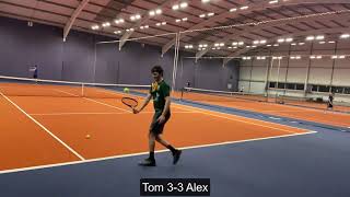 Nottingham and Surrey university players practice ft Thomas Young and Alex Wood [upl. by Ziegler503]