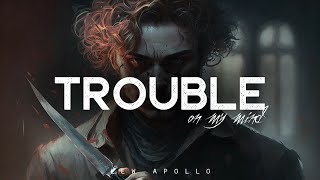 TROUBLE ON MY MIND  Lew Apollo LYRICS [upl. by Enelyar]