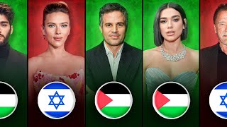 Famous Celebrities Who Support Israel amp Palestine [upl. by Ursulina783]