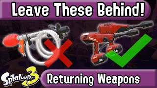 Why These Weapons SHOULDNT Return To Splatoon 3 [upl. by Srednas]