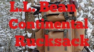 LL Bean Continental Rucksack Bushcraft Gear [upl. by Mya183]