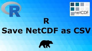 R  Save NetCDF as csv [upl. by Anirret]