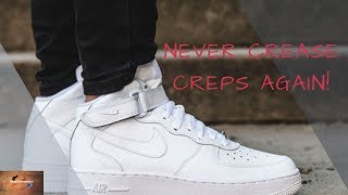 How to STOP AIR FORCE 1 CREASING for FREE [upl. by Petr]