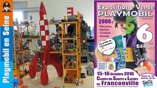 Exposition Playmobil  Franconville 2016 [upl. by Ellekcim]