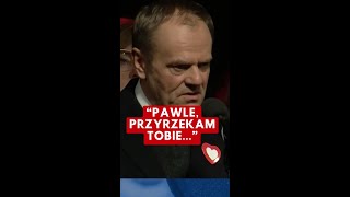 Donald Tusk w Gdańsku quotPawle przyrzekam tobiequot [upl. by Namurt]