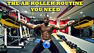 EASY AB ROLLER ROUTINE  TO LOSE BELLY FAT [upl. by Risay]