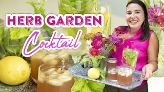 Use Your Herb Garden to Make Cocktails  Summertime Drink Recipes  Hey Yall [upl. by Eitsim231]