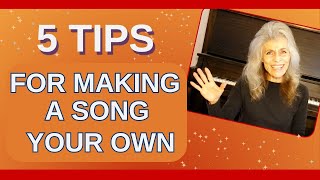 ✨ 5 Tips for Making a Song Your Own✨ 2024 singers vocals vocalcoach [upl. by Erna]