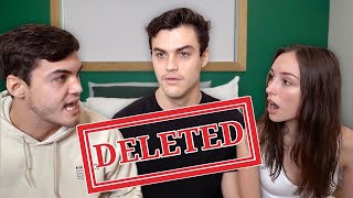 Arguing With My Twins Girlfriend Prank  Dolan Twins Deleted Video [upl. by Loris722]