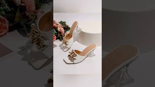 Sturdust crystal sandalssatin ankle strap sandals shortvideo shorts youtubeshorts [upl. by Baten]