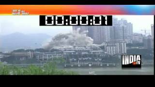 Two 32 floor buildings collapse in China within 5 seconds [upl. by Gayla]