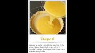 Recette  TARTE AU CITRON ET AU BASILIC [upl. by Notsecnirp743]