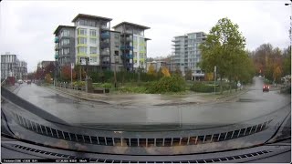 Gilley Ave SE Marine Dr E Kent Ave N River District amp N Fraser Way  Dashcam Video  Oct 30 2024 [upl. by Ttik]