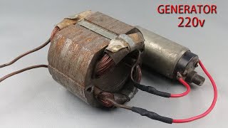 Build a 220V ENERGY GENERATOR at HOME with NO Electricity Bill [upl. by Corabella]